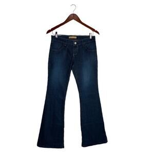 Danesi Bedazzled Boot Cut Jeans Juniors Oversized Fit 28 Waist Low Rise 90s